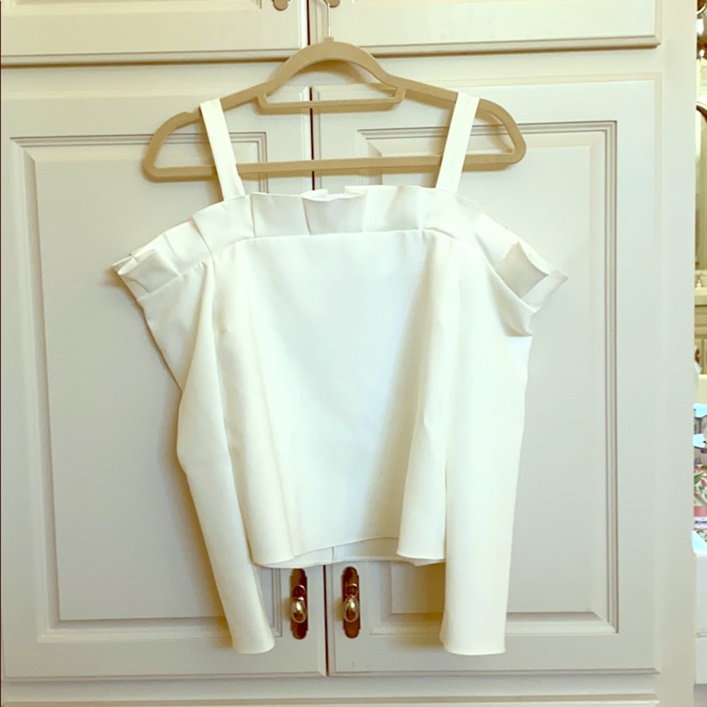 Top shop off the shoulder top